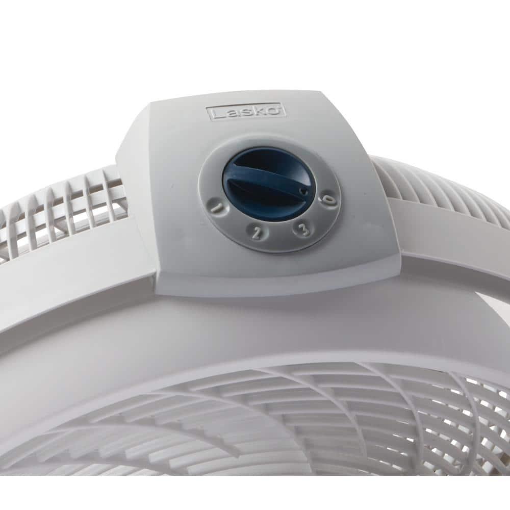 Lasko Lasko 20 Inch Cyclone Portable Full-Tilt Floor Or Wall Mount Pivoting Fan, White