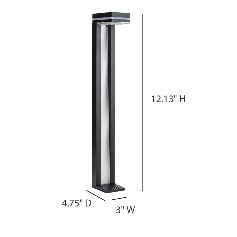 Sentry Modern 60 Lumens Solar Outdoor LED Landscape Pathway Light - 2 Pack