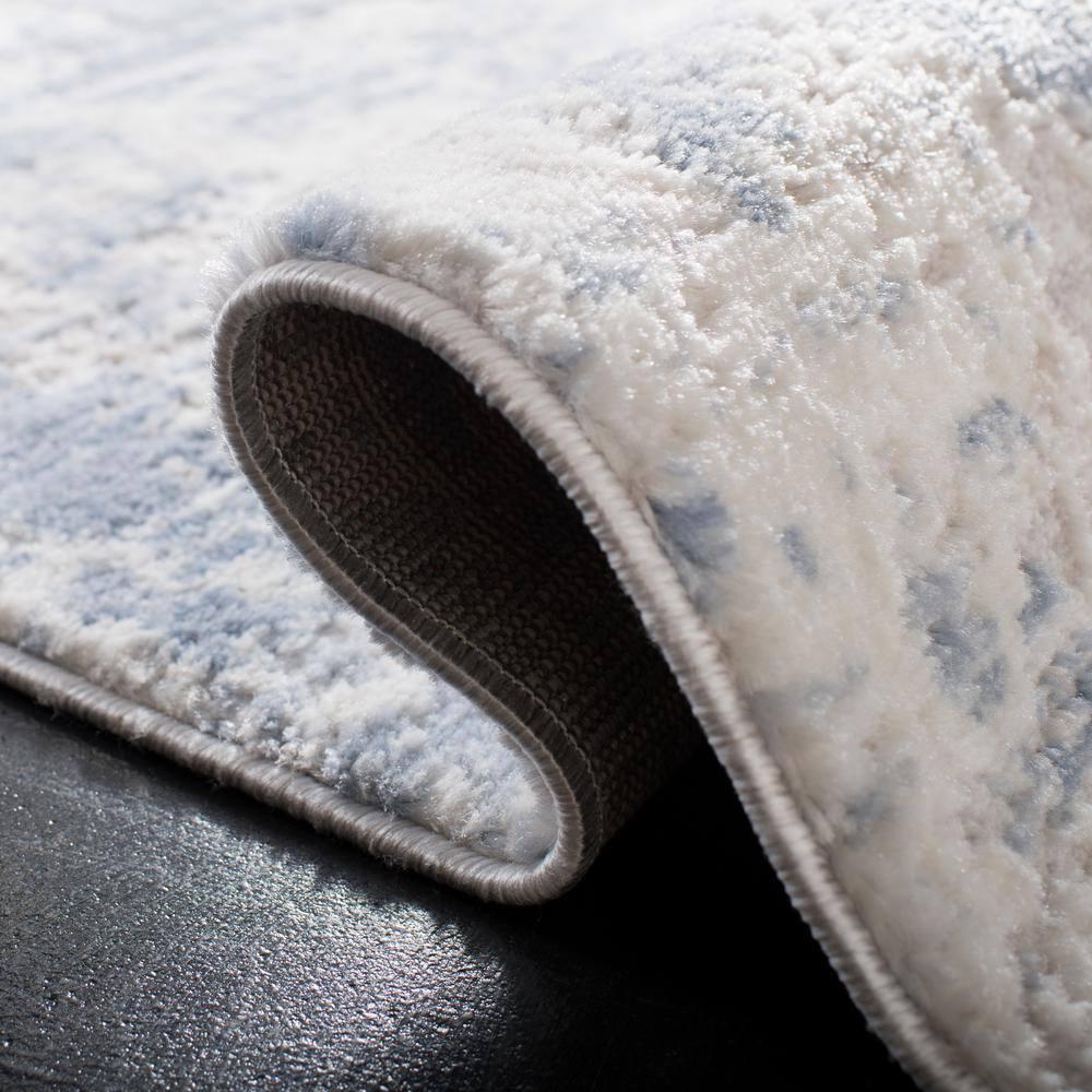 Amelia ALA705 Power Loomed Area Rug - Grey/Blue - 3'x3' - Safavieh.