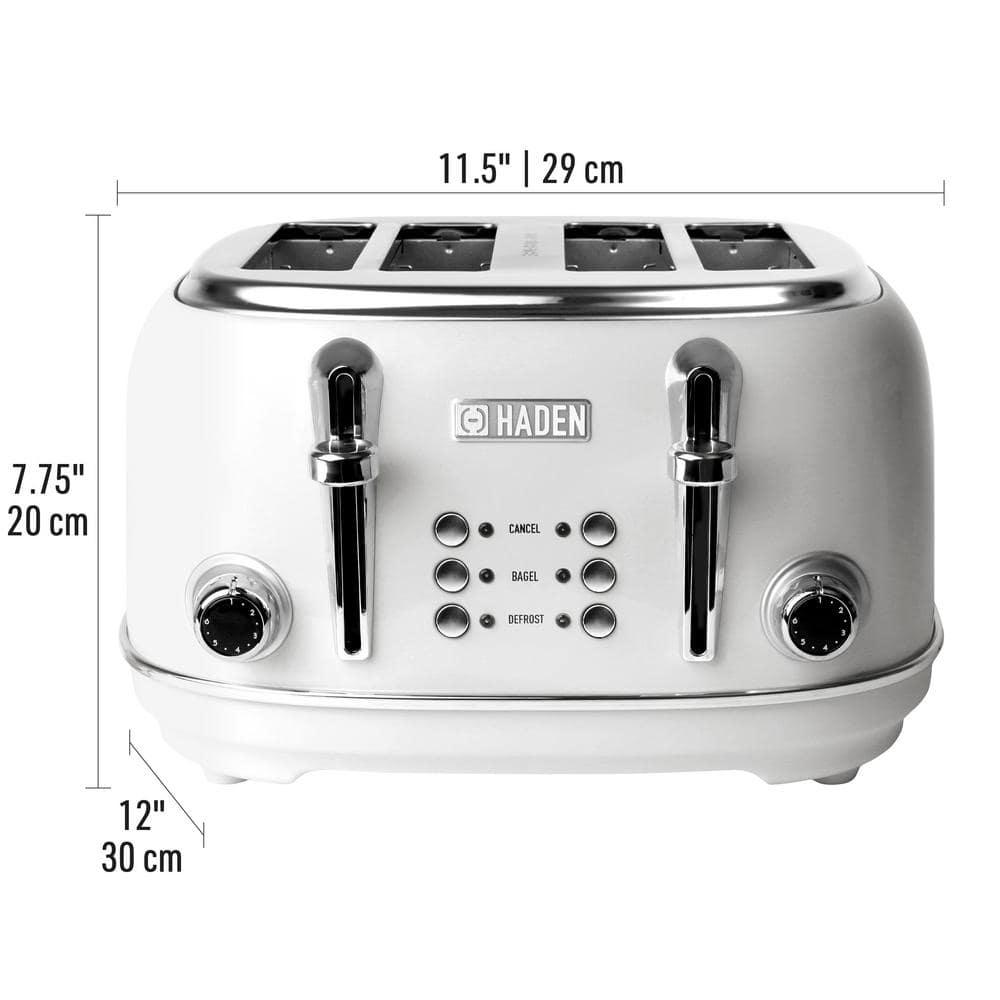 HADEN Heritage Ivory 4-Slice Toaster