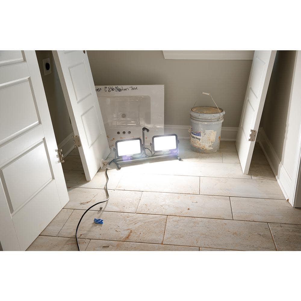 Genesis 72" Dual-Head LED Work Light with Tripod Stand