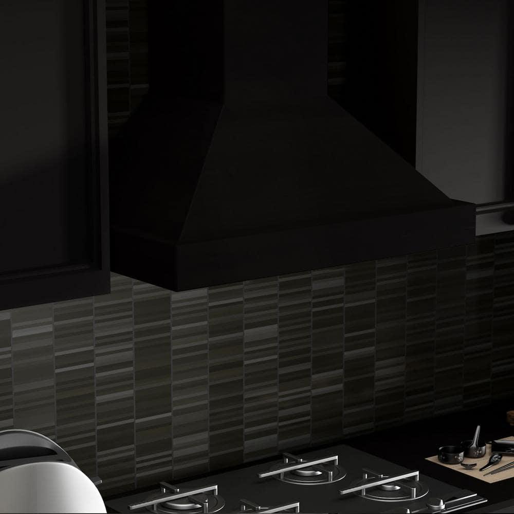 ZLINE 30 in. Convertible Vent Wooden Wall Mount Range Hood in Antigua & Walnut