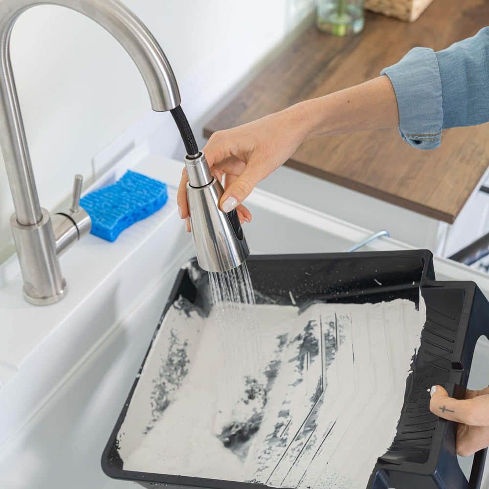 UTILITYSINKS Plastic 24" Freestanding Compact Utility Tub Sink for Workshop, Laundry Room, Garage, Greenhouse & Pet Wash Station, White