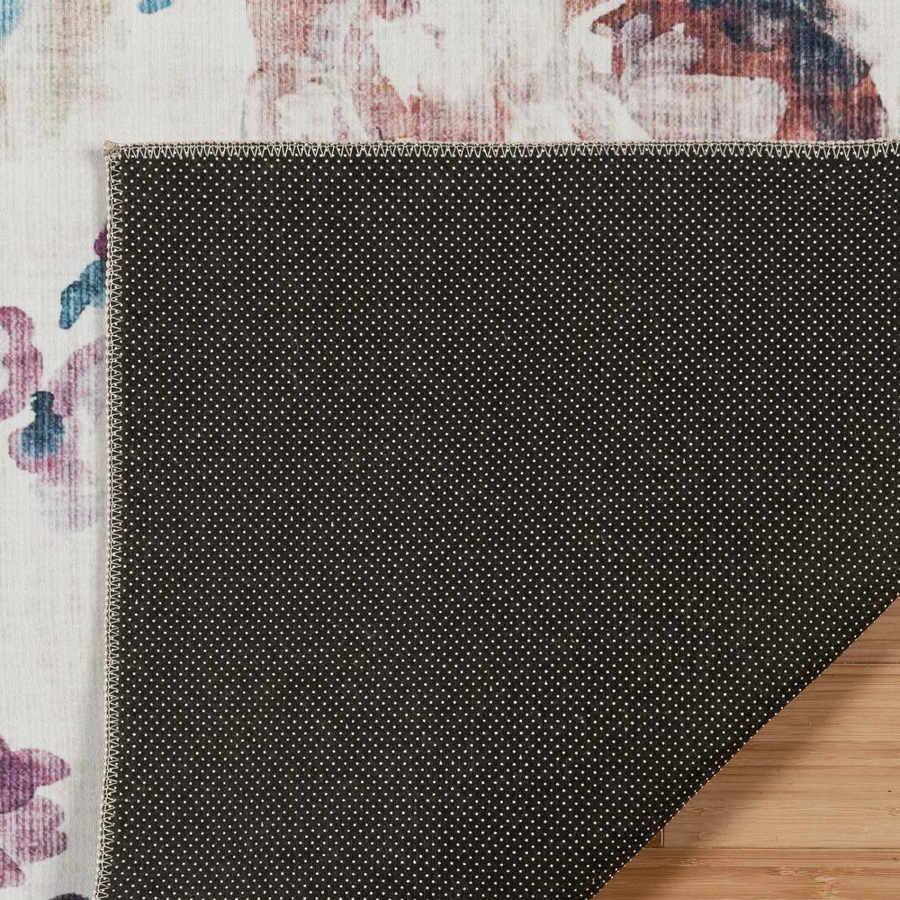 Gertmenian Crystal Print Flora Casual Floral Floral Washable Flat Pile Indoor Area Rug