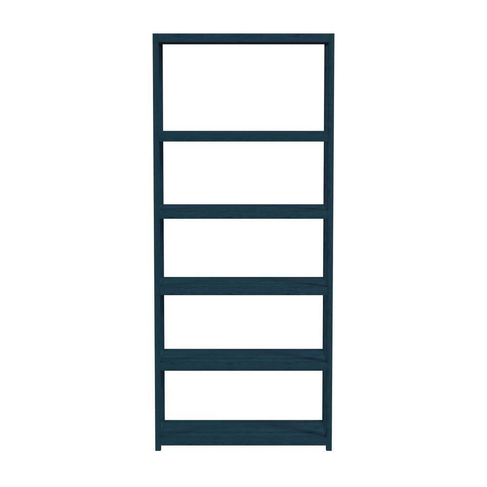 Butler Specialty Company Lark 5 Tier 30Wx75H Etagere Bookcase - Navy Blue