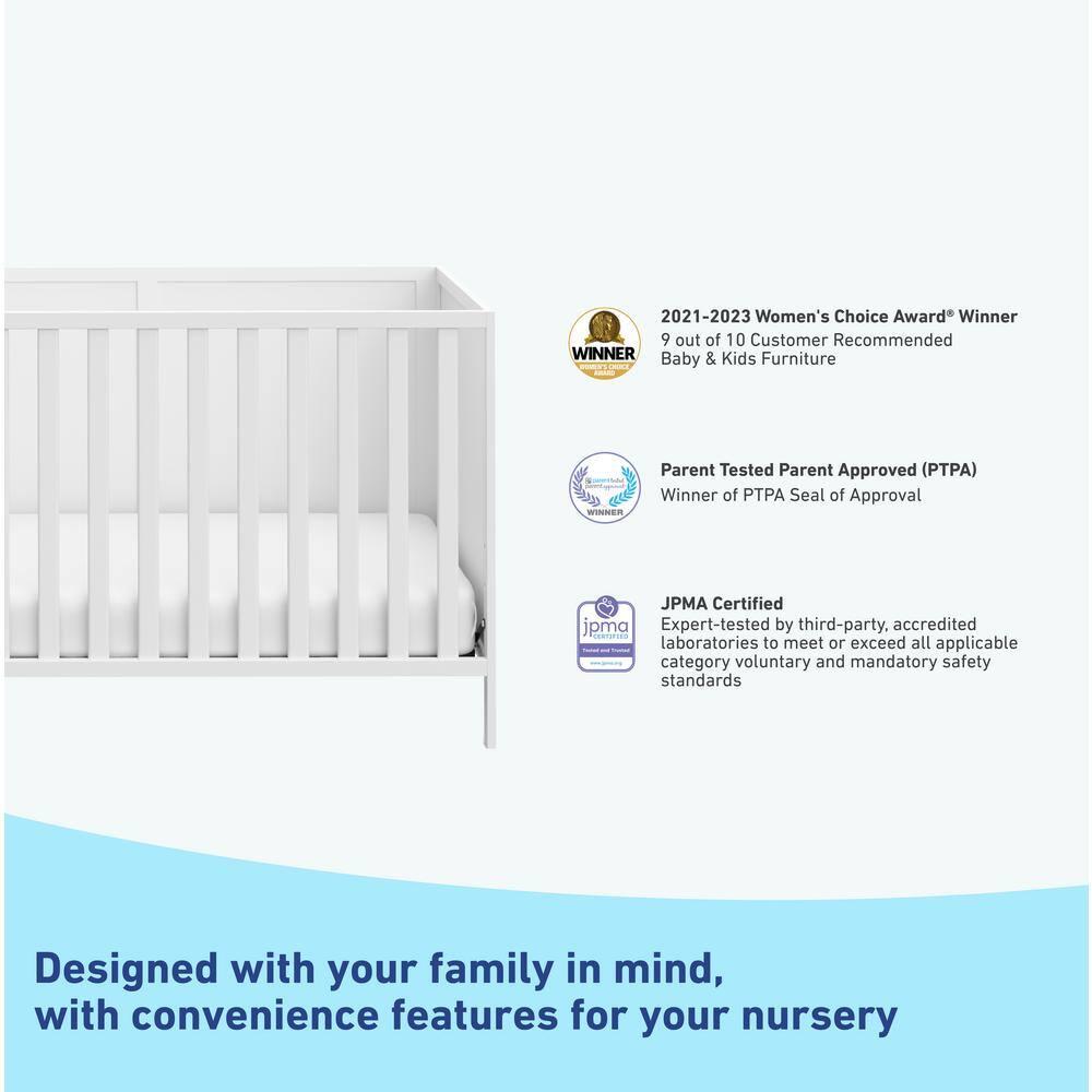 Graco Theo 3-in-1 Convertible Crib