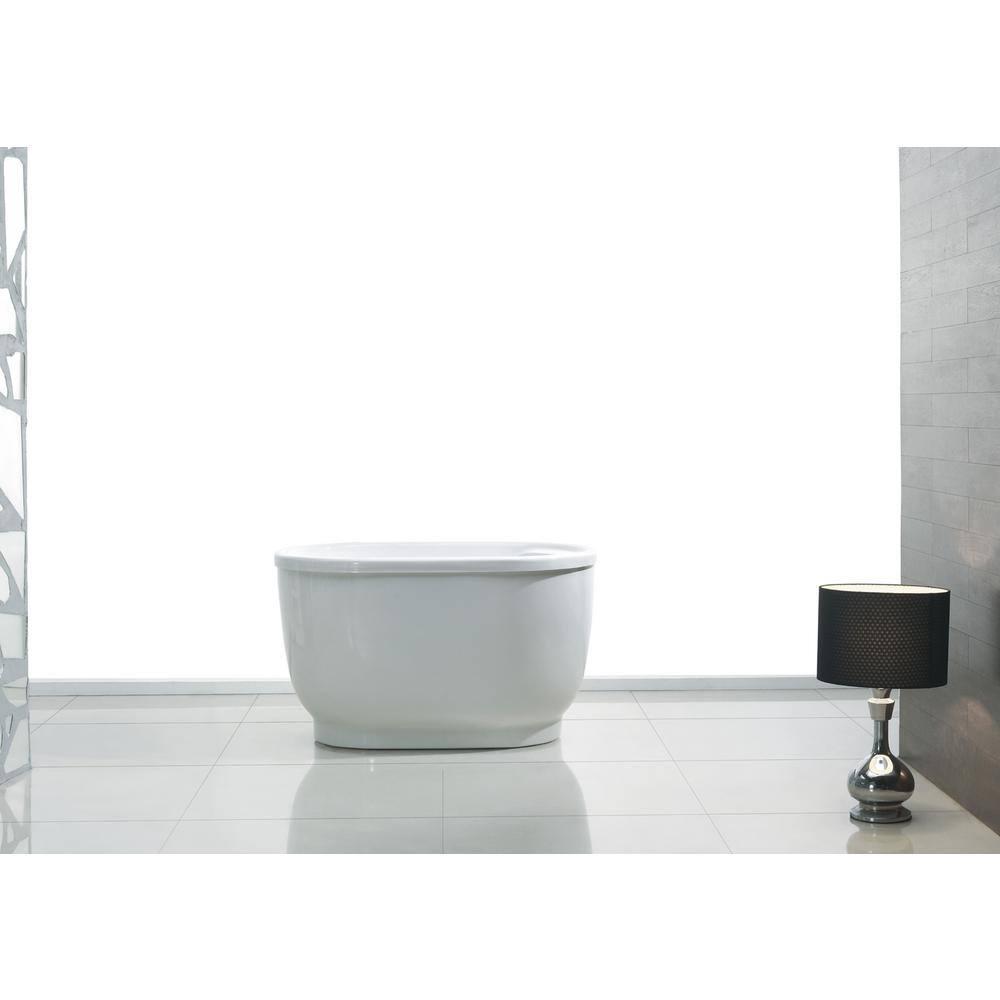 47'' x 29.5'' Freestanding Soaking Acrylic Bathtub
