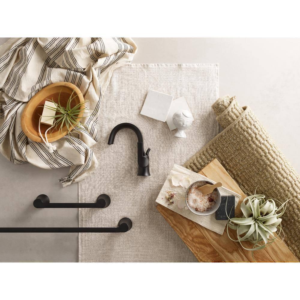Doux Double Handle Deck Mounted Roman Tub Faucet Trim with Handshower