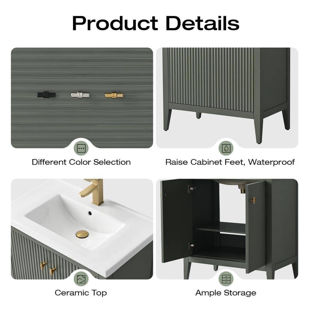 30" Single Bathroom Vanity Set