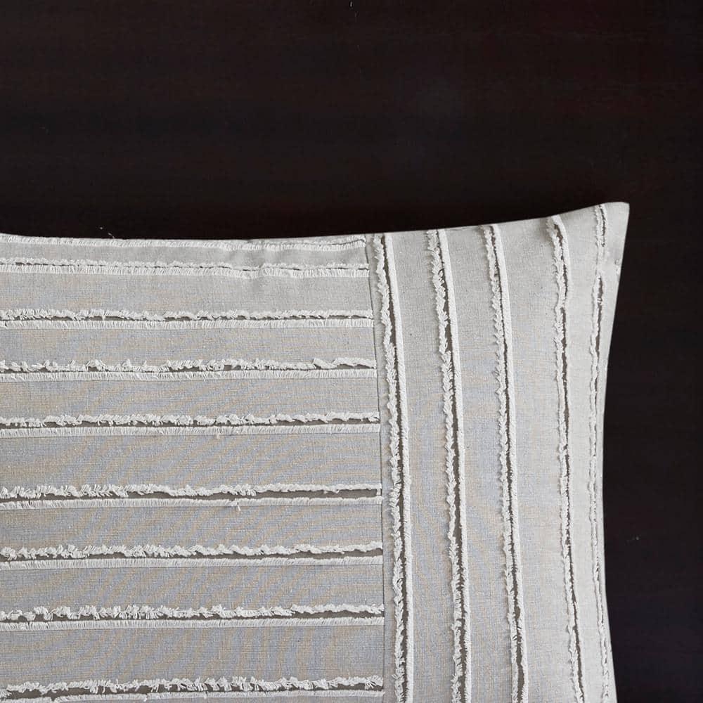 Madison Park Signature Madison Park Signature Essence Oversized Cotton Clipped Jacquard Comforter Set