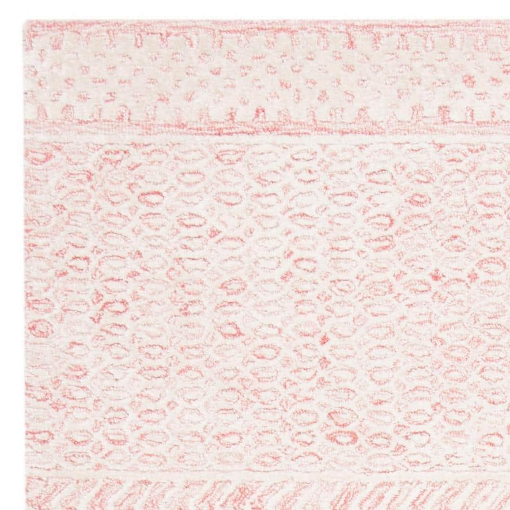 Glamour GLM538 Hand Tufted Indoor Area Rug - Light Pink/Ivory - 4'x6' - Safavieh