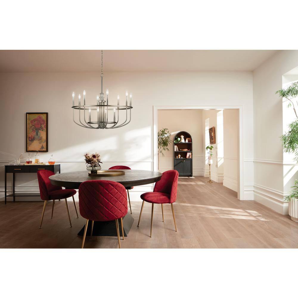 Kichler Lighting Capitol Hill 2 - Light Chandelier in  Brushed Nickel