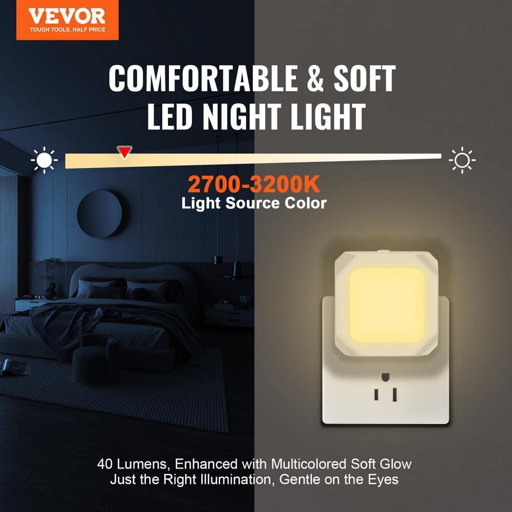VEVOR LED Night Light, 2 Pack Plug in LED Night Light