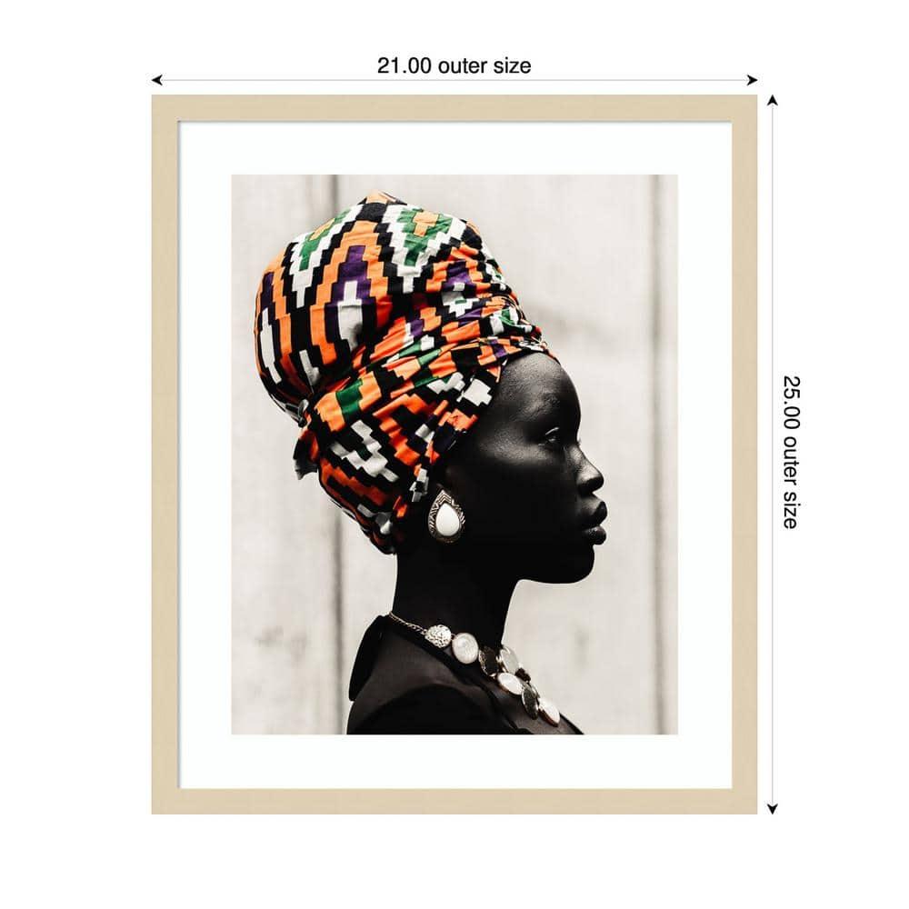 Amanti Art 21"x25" Black is Style by Oladimeji Odunsi Wood Framed Wall Art Print
