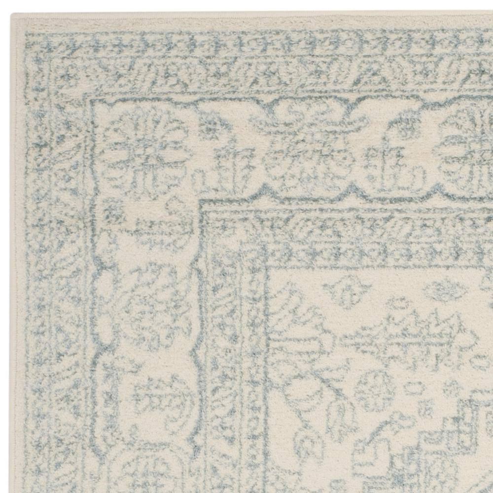 Adirondack ADR108 Power Loomed Area Rug - Ivory/Slate - 6'x6' - Safavieh.