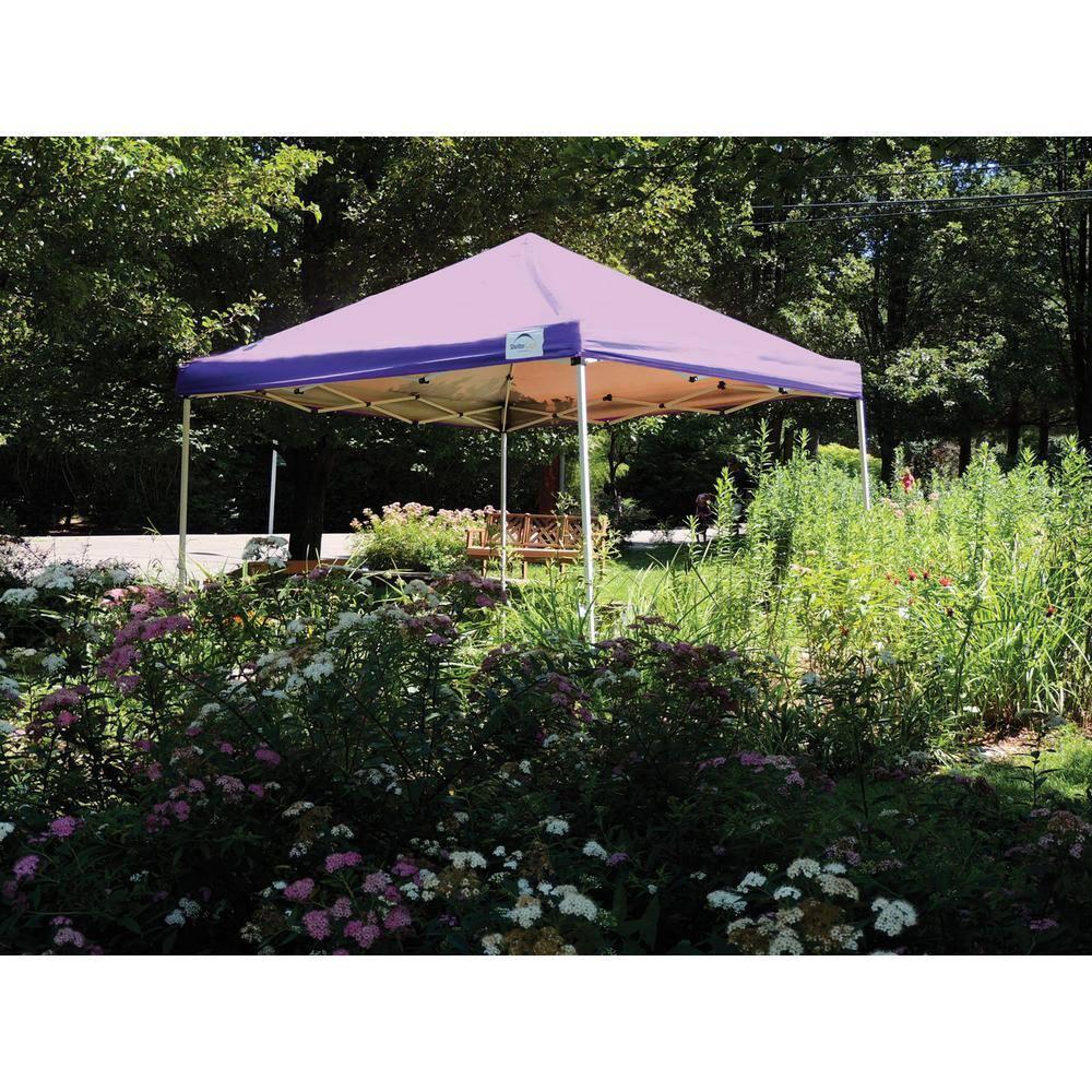 ShelterLogic 12 Ft. W x 12 Ft. D Metal Pop-Up Canopy