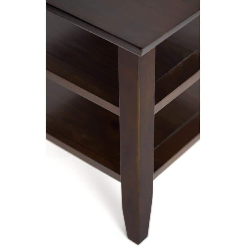 Simpli Home Acadian Solid Wood End Table
