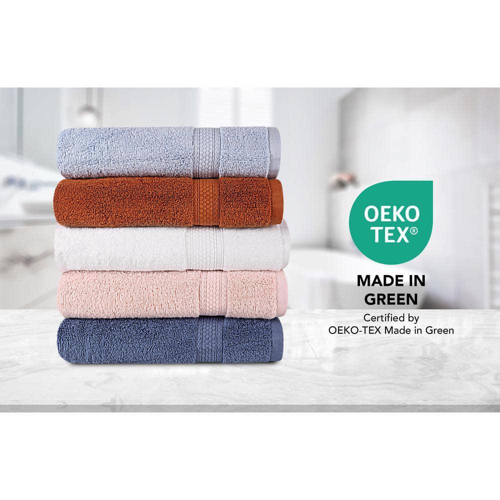 A1 Home Collections LLC A1HC Bath Towel Set, 500 GSM 100% Ring Spun Cotton, Oeko-Tex Green Certified, Zero Twist, Ultra Soft, Quick Dry Towel Sets