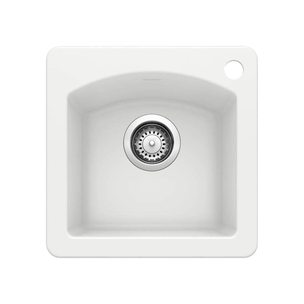 Diamond SILGRANIT 15" L x 15" W Drop-in/Undermount Bar Sink