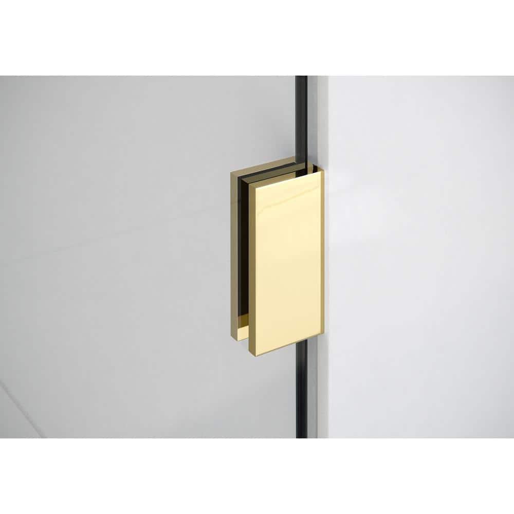 Vela 36 in. x 78 in. Fully Frameless Single Fixed Shower Panel
