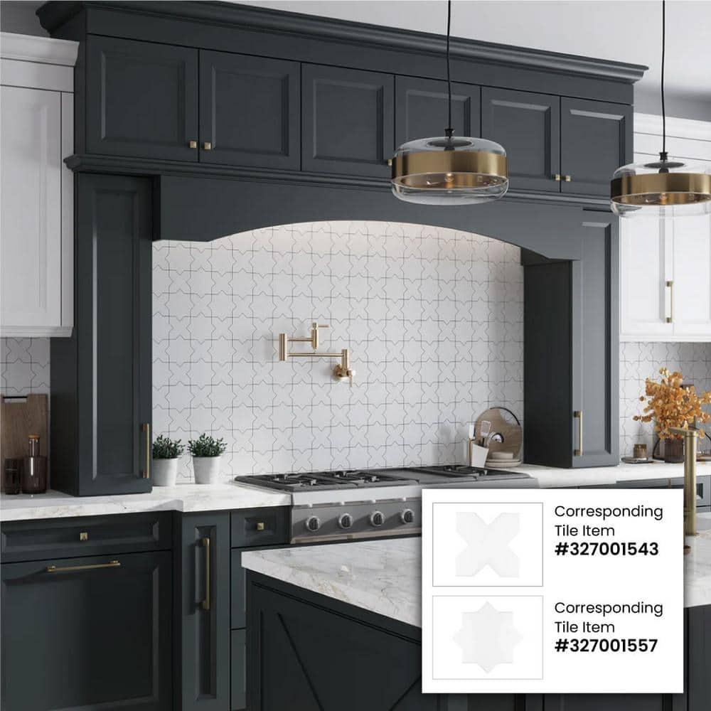 Apollo Tile Siena 5.35'' W x 5.35'' L Ceramic Singular Tile