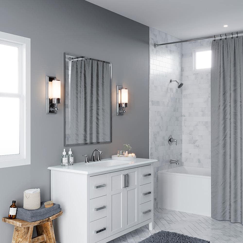 Pfister Willa Bathroom Sink Faucet, 8-Inch Widespread, 2-Handle, 3-Hole, NSF Certified, Polished Chrome Finish, LF049MALCC