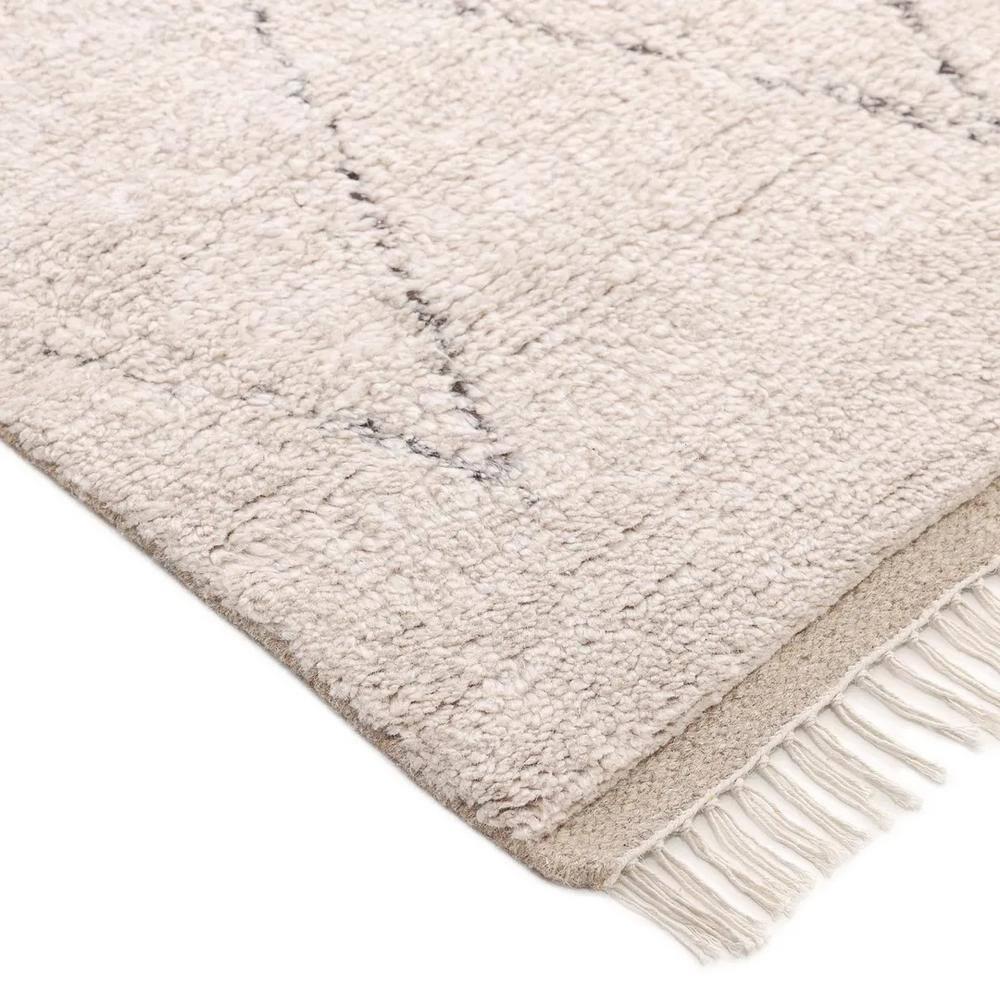 Ferra Hand-Knotted Wool-Blend Moroccan Style Shag Rug - 10' x 14'