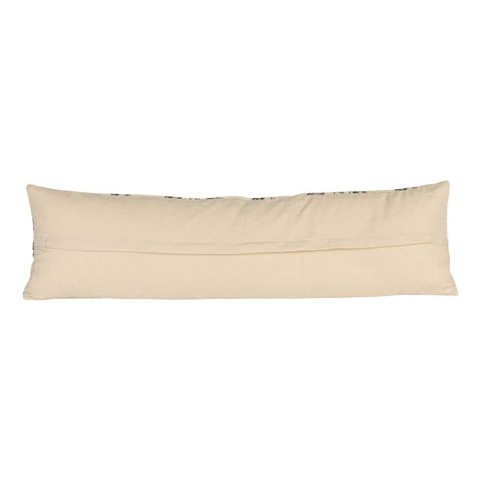 Creative Co-Op Long Patterned Cotton Lumbar Pillow