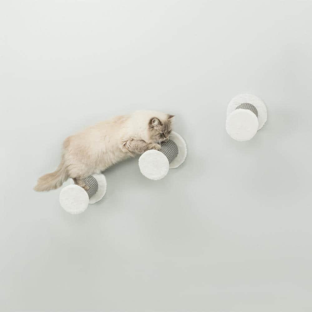 TRIXIE Wall Mount Cat Climbing Steps, Cat Furniture, Scratching Post, 3pcs