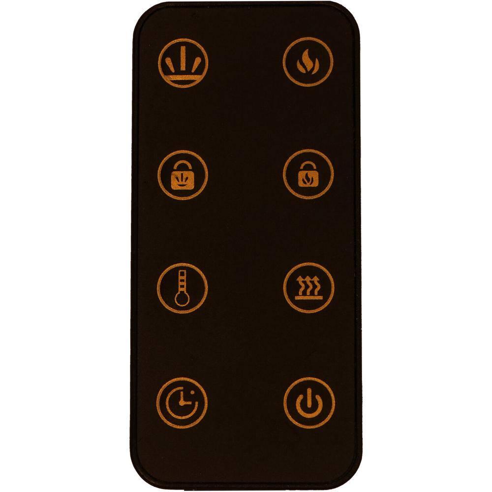 Cambridge Cambridge Wall Mount Electric Fireplace Heater with Remote Control for Indoor Use in Living Room, Bedroom, Home Office