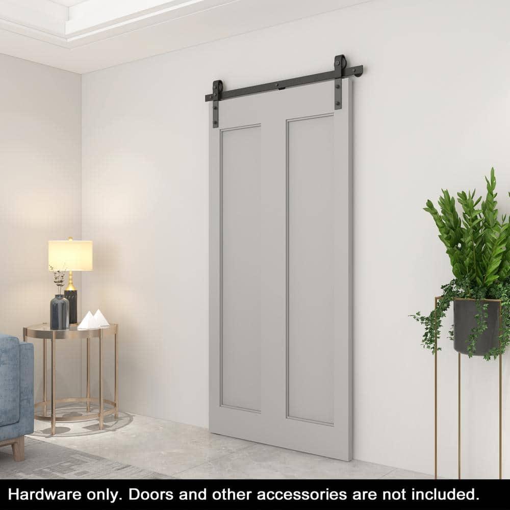 Calhome Standard Single Door Barn Door Hardware Kit