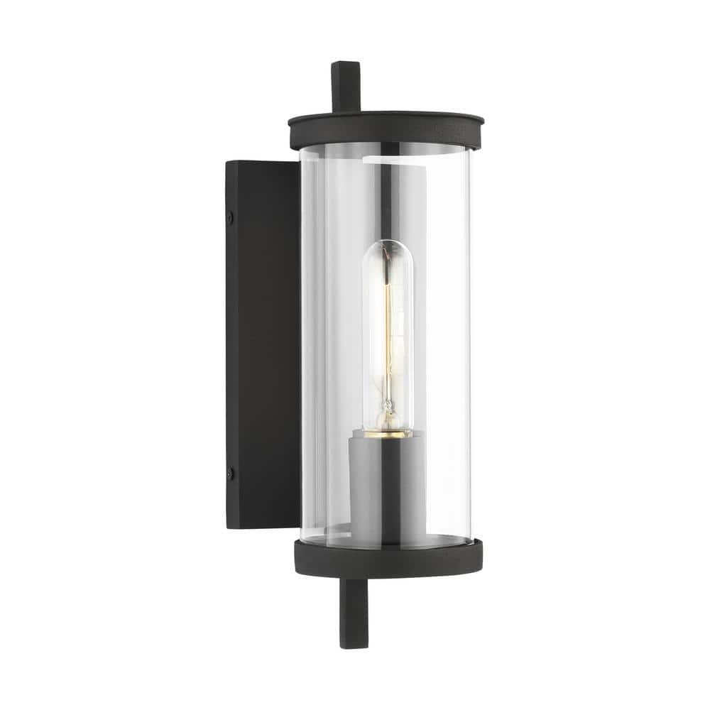 Single Light Cylinder Outdoor Wall Light