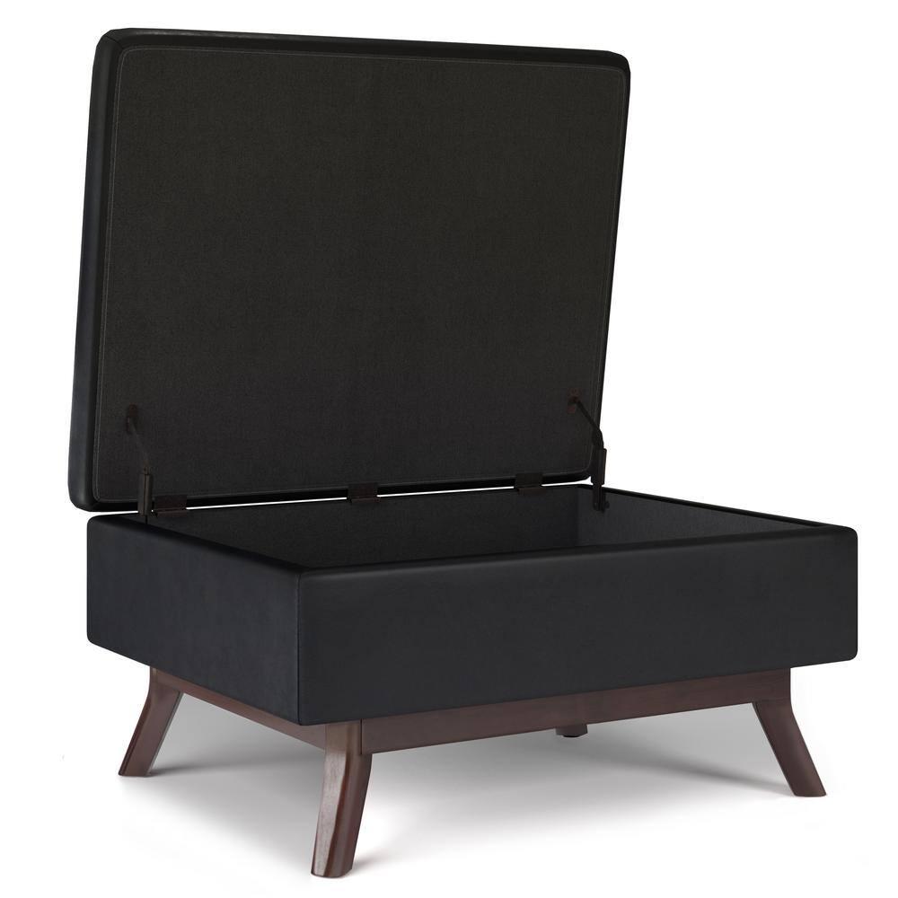 Simpli Home Owen Faux Leather Ottoman