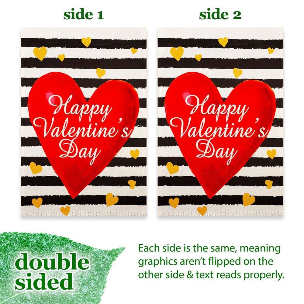 12x18 Inch Red Polyester Valentine's Day Garden Flag