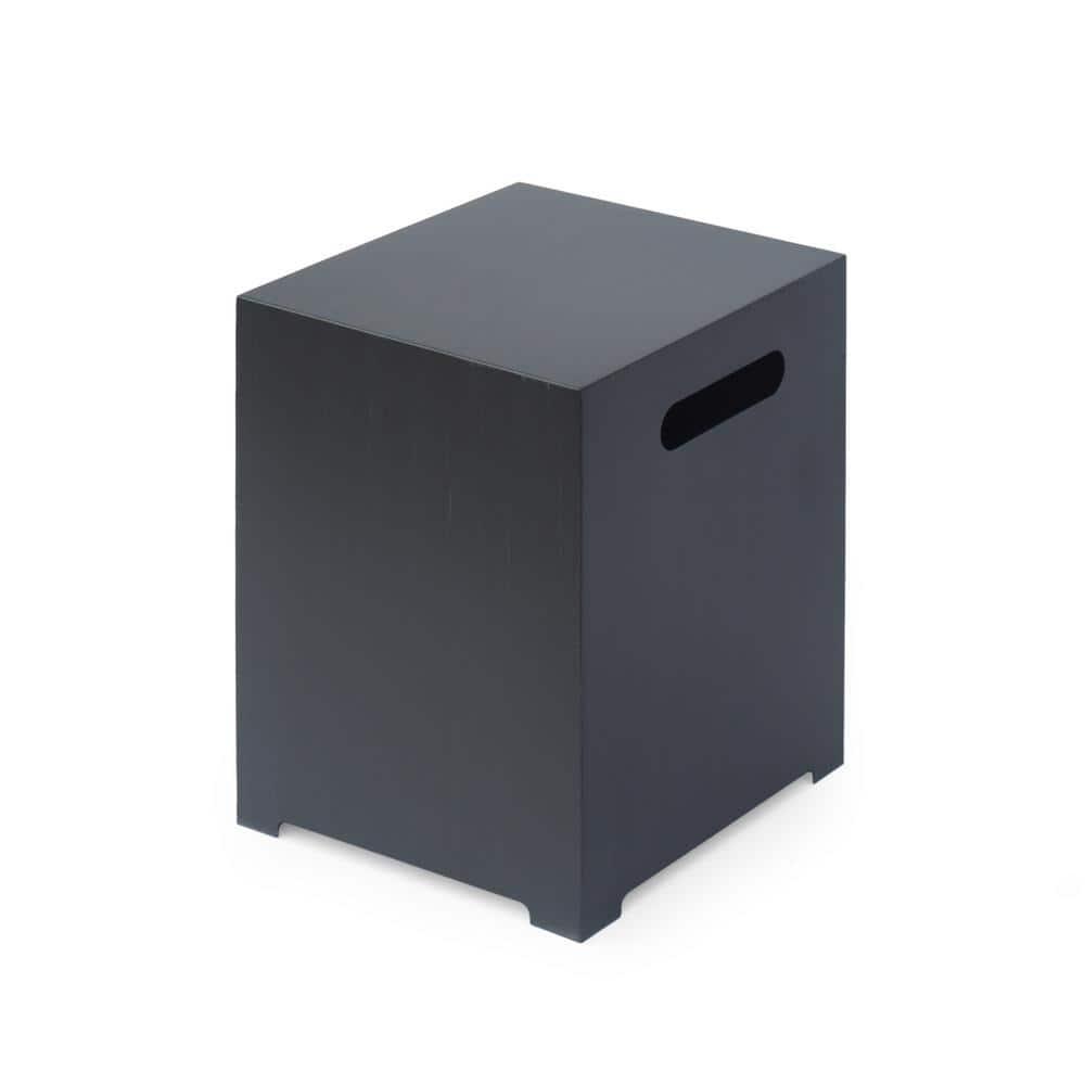 Outdoor Iron 40 Inch Square Fire Pit - 50,000 BTU,Dark Grey