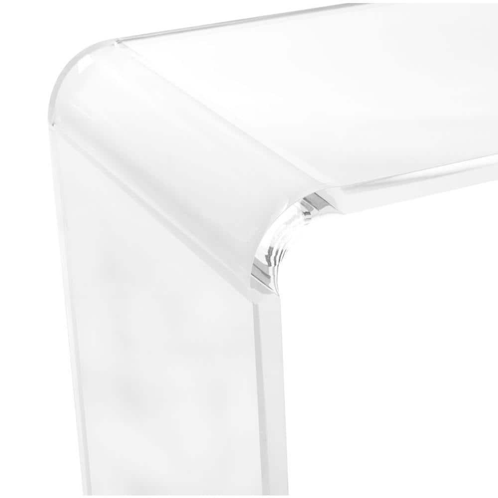 Atka Acrylic Console Table - FOX6016A - Clear - Safavieh Couture
