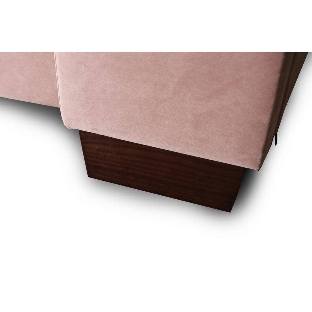 Full Parlay Upholstered Bed Blush - Manhattan Comfort