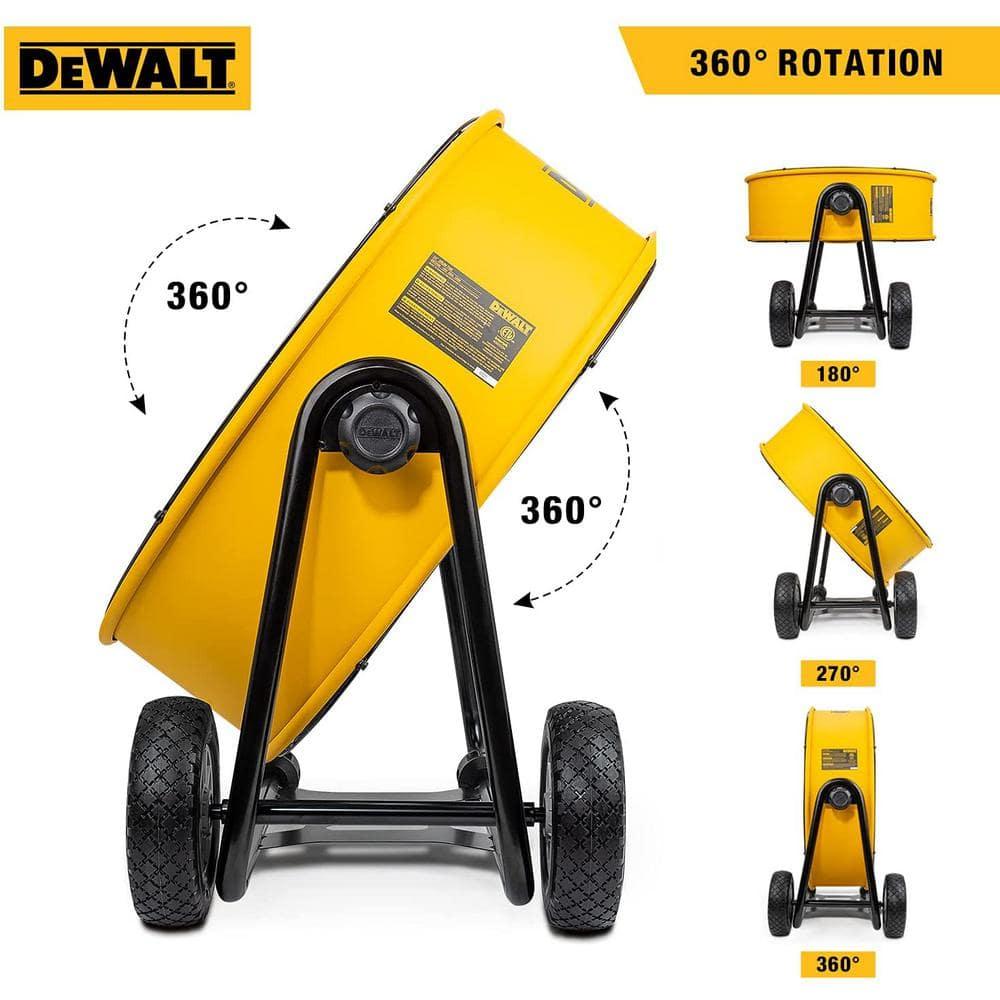 DEWALT DXF-2490 Rolling 24 inch Heavy-Duty Drum Fan, 12 ft Cord 6,500 CFM