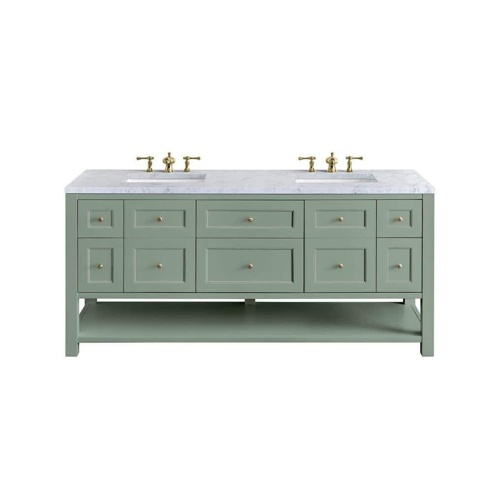 Breckenridge 72'' Double Bathroom Vanity with Top