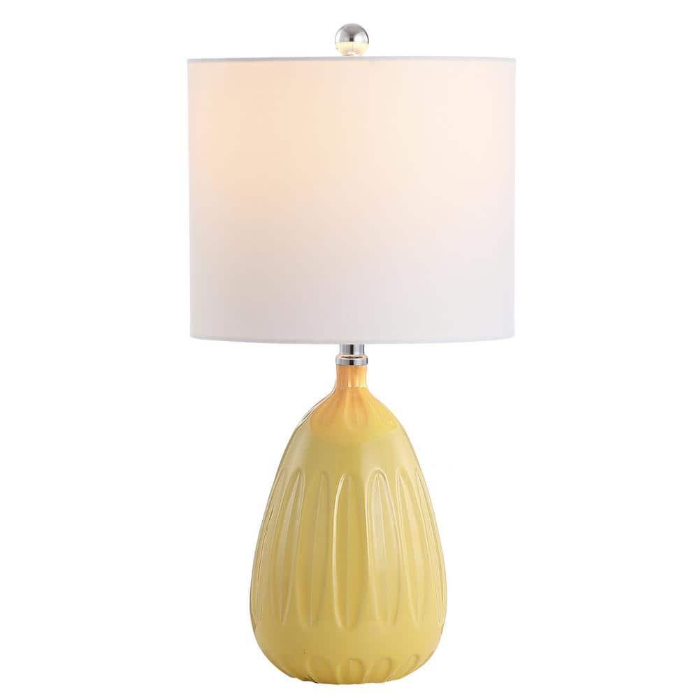 Linnett Table Lamp - 20 Inch Height - TBL4165 - Yellow - Safavieh