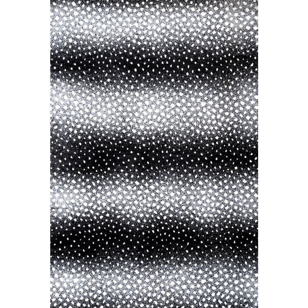 3'x 5' Antelope Modern Animal Area Rug, Black/Cream - JONATHAN Y