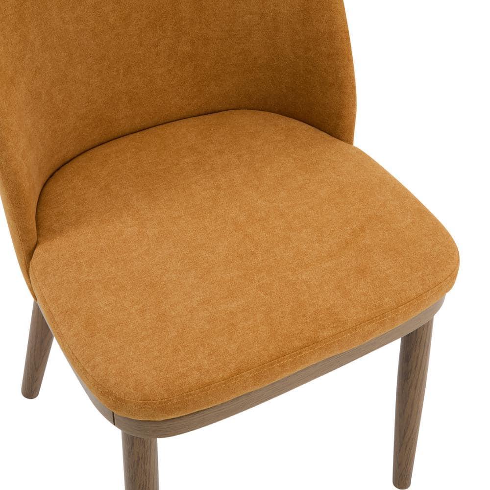 Christopher Knight Home Aviana Fabric Upholstered Dining Chairs (Set of 2), Ginger
