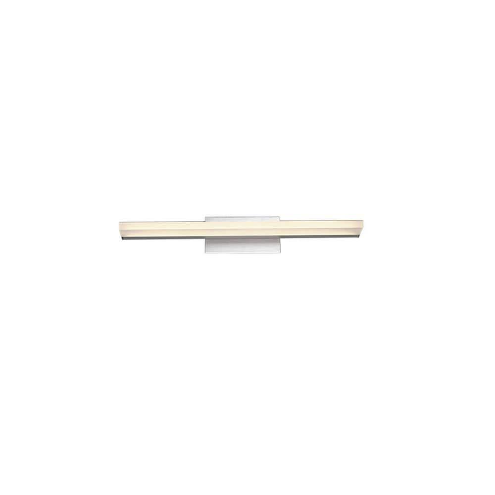 WAC Lighting Level 18" 1-Light LED 3500K Aluminum Bathroom Vanity Light in Gray