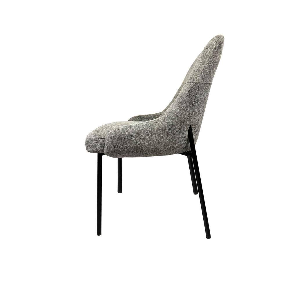 New Spec Inc 18'' H Fabric Upholstered Metal Side Chair (Set of 2)