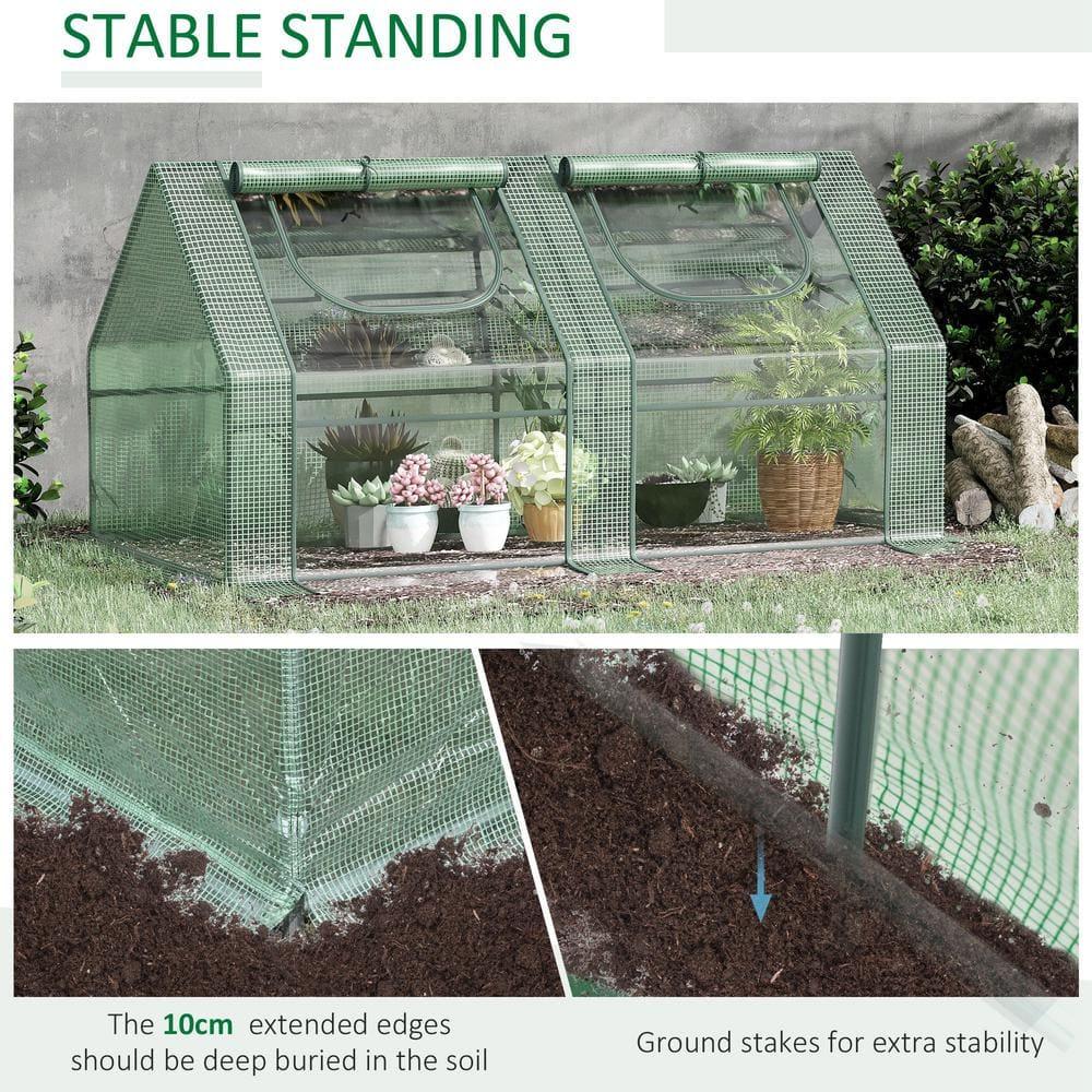 Outsunny 70.75" W x 35.5" D Mini Greenhouse