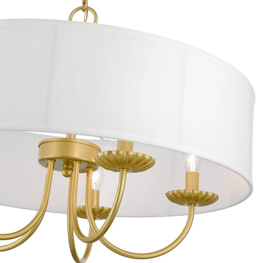 Livex Lighting Brookdale 5 - Light Pendant in  Soft Gold