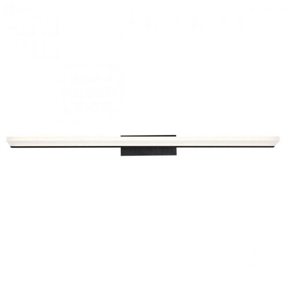 WAC Lighting Level 36" 1-Light LED 3500K Aluminum Bathroom Vanity Light in Black