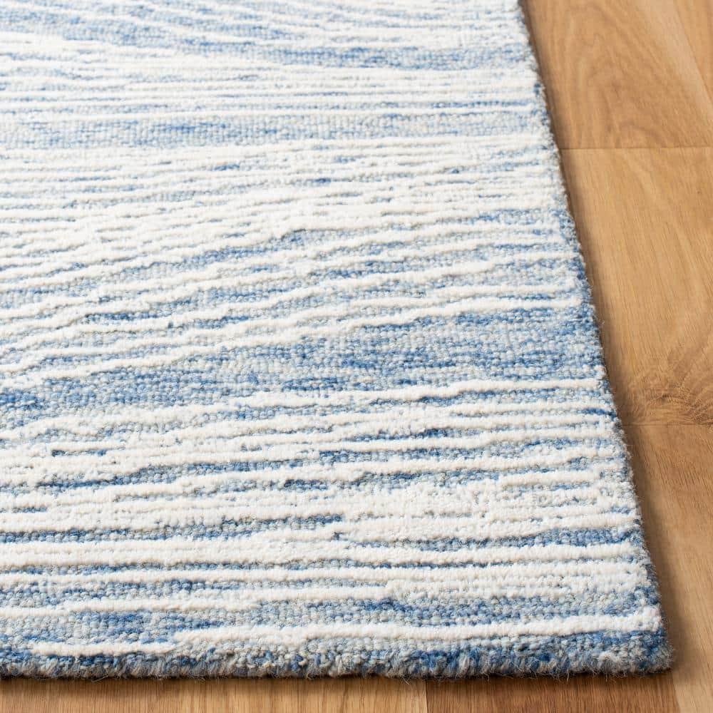 SAFAVIEH Metro Bridget Abstract Area Rug, Blue/Ivory, 4' x 6'