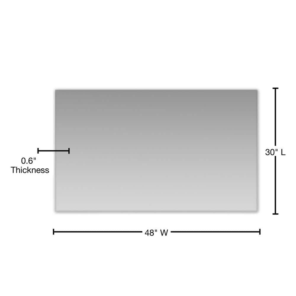 Eviva Sleek 48" Frameless Bathroom Mirror
