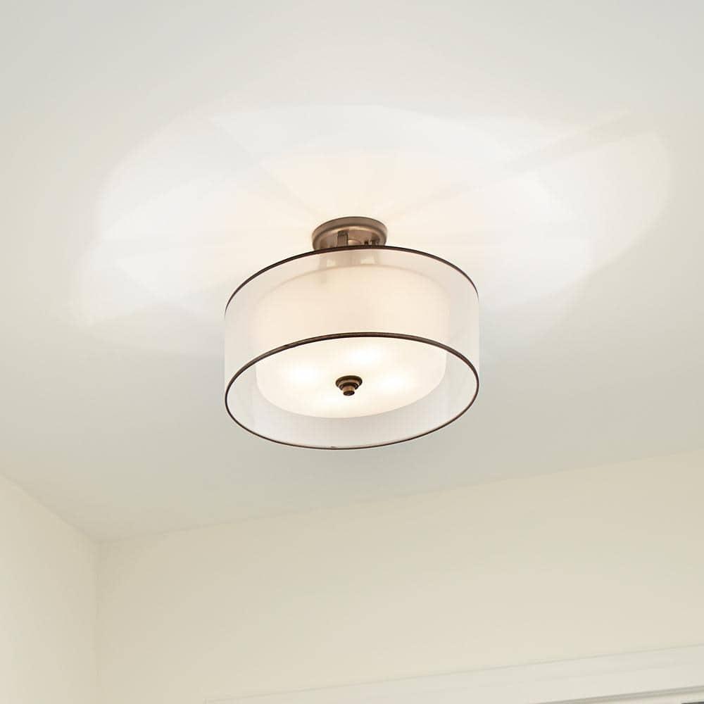 Kichler Lighting Lacey 4 - Light Semi-Flush Mount in  Mission Bronze
